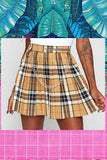 SOLD OUT Chained Plaid Skirt