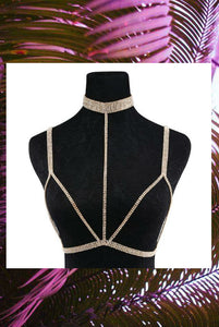 Body Chain with attached Choker