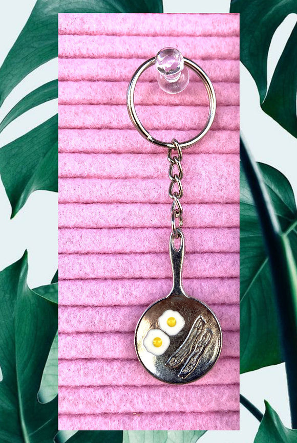 ☯Bacon and Eggs Key Ring☯