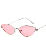 Coloured Frame Cat Eye Glasses
