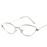 Coloured Frame Cat Eye Glasses