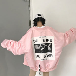Baby Pink Bomber Jacket